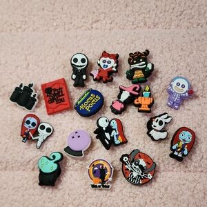 Disney Halloween Character Croc Charms Set Of 17